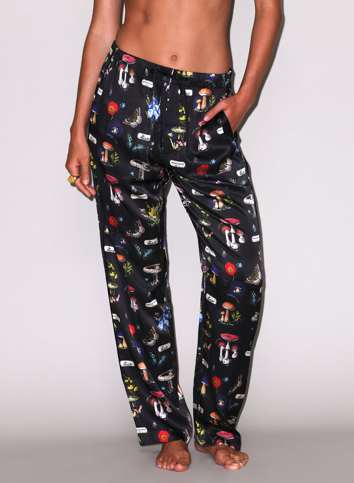 Magical Mushroom PJ Pant-mushroom print-Fleur du Mal