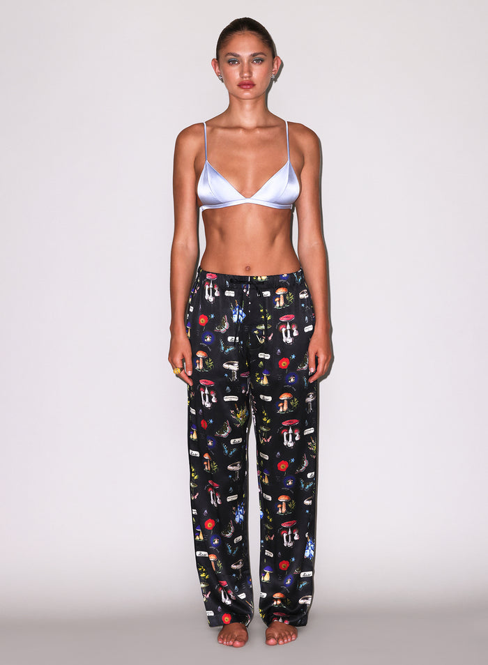 Magical Mushroom PJ Pant-mushroom print-flat