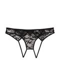 Magnolia Lace Ouvert Panty-black-Fleur du Mal-flat