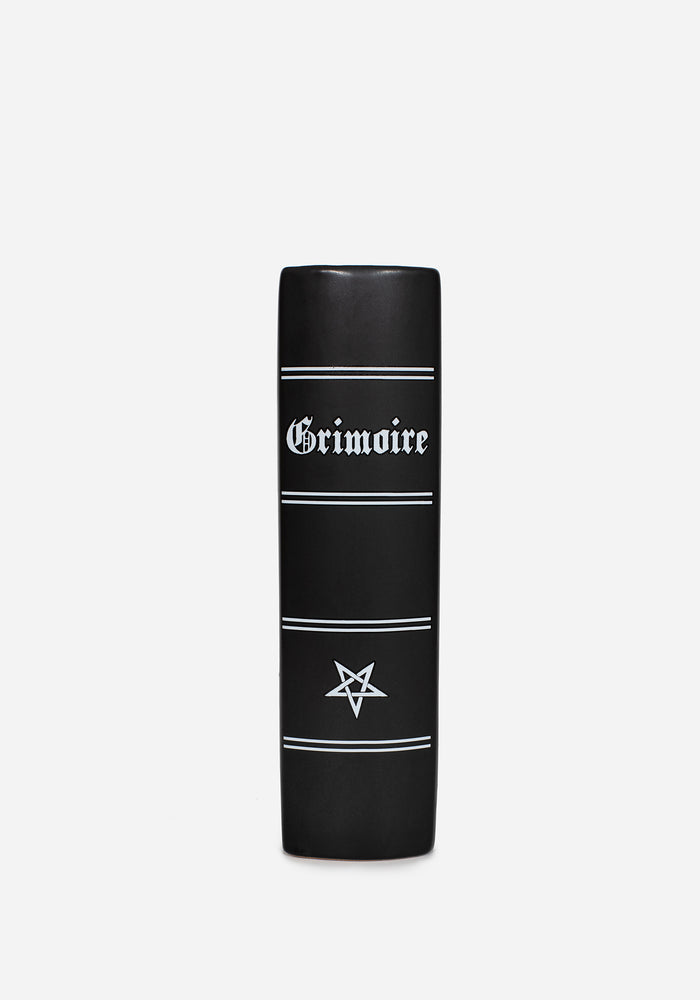 Maleficarum Grimoire Book Vase