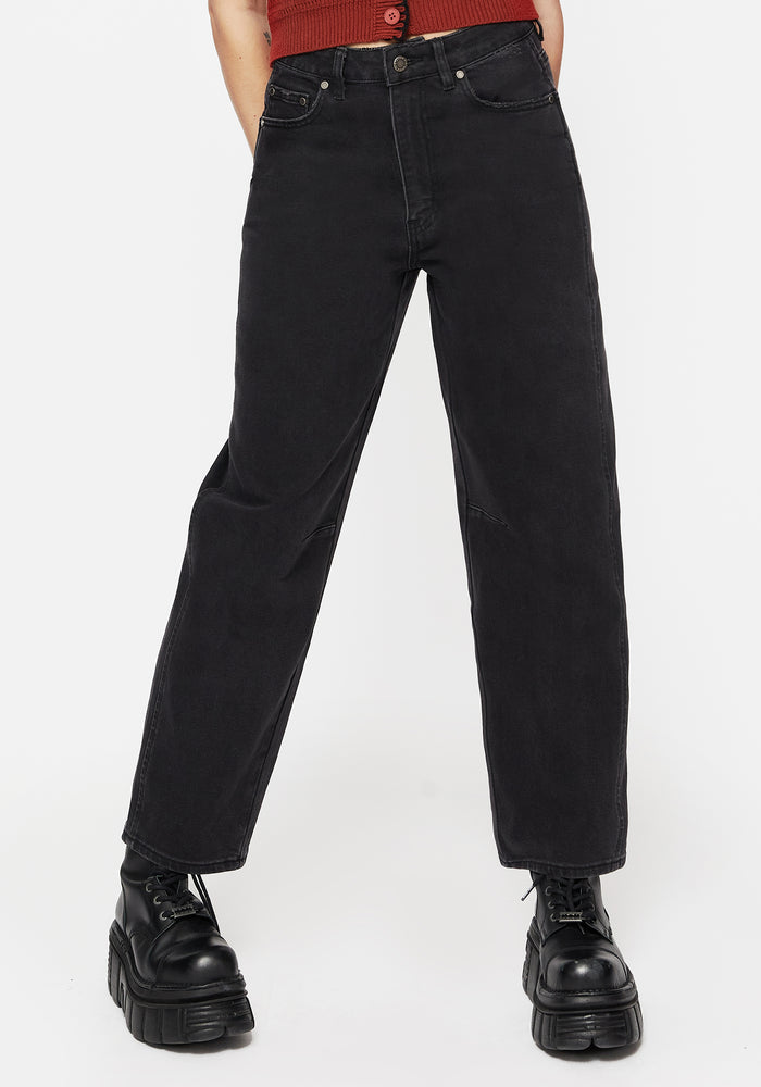 Malevolence Denim Barrel Leg Jeans