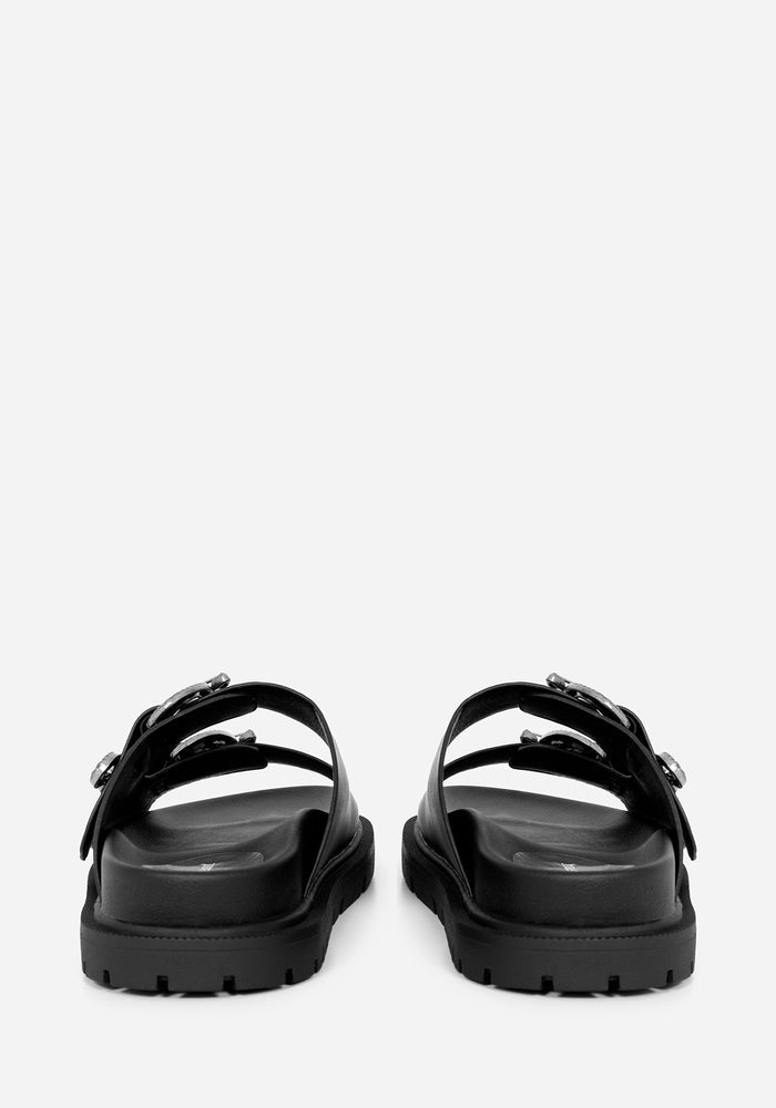 Mamba Snake Buckle Sandals