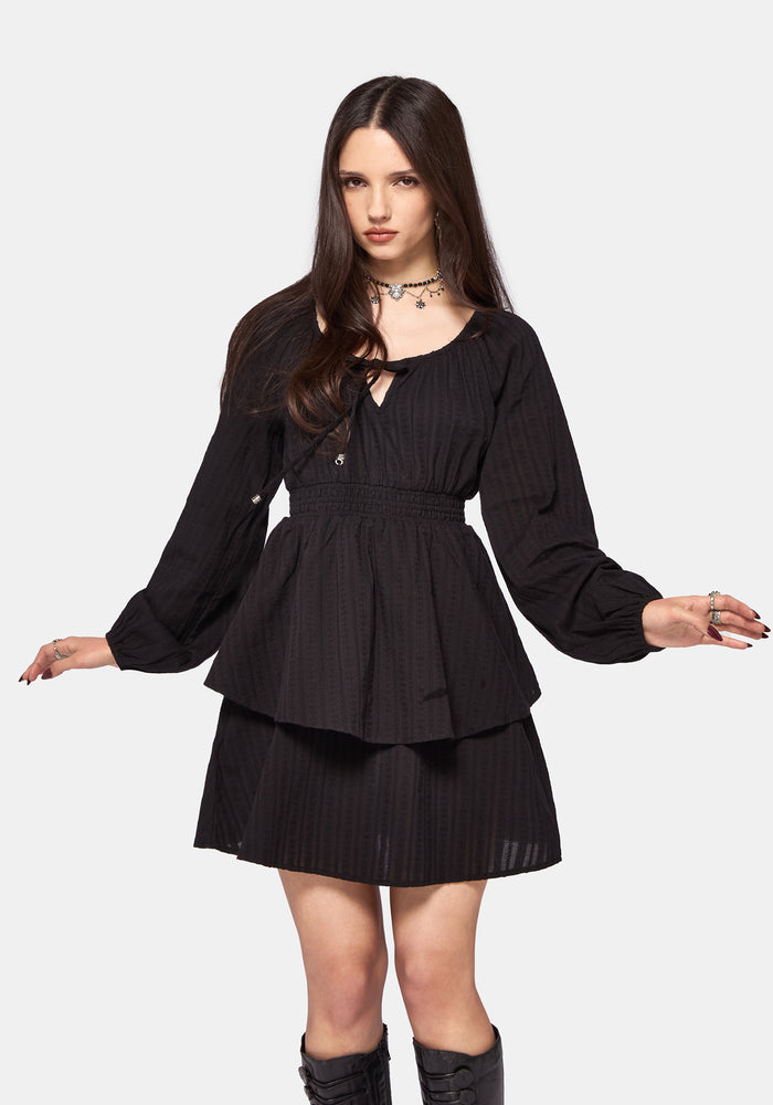 Marcia Tie Front Mini Dress