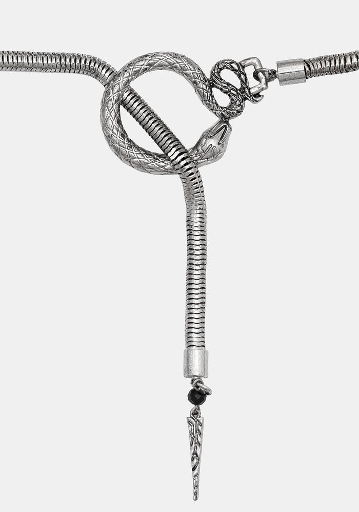 Marma Snake Spike Chain Belt