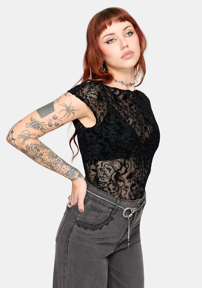 Marma Snake Spike Chain Belt