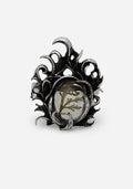 Marte Trapped Flower Ring
