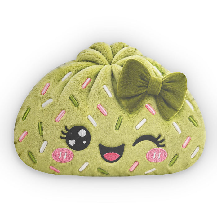 Matcha Sprinkle Dumpling Plush Pillow 🎀 | Kawaii Green Shaped Pillow | Cute Cozy Room Decor