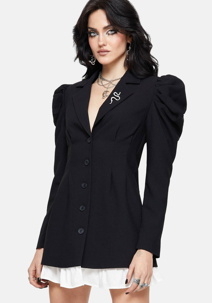 Maura Tailored Double Layered Blazer Dress