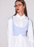 Maxwell Cropped Vest-raindrop-Fleur du Mal