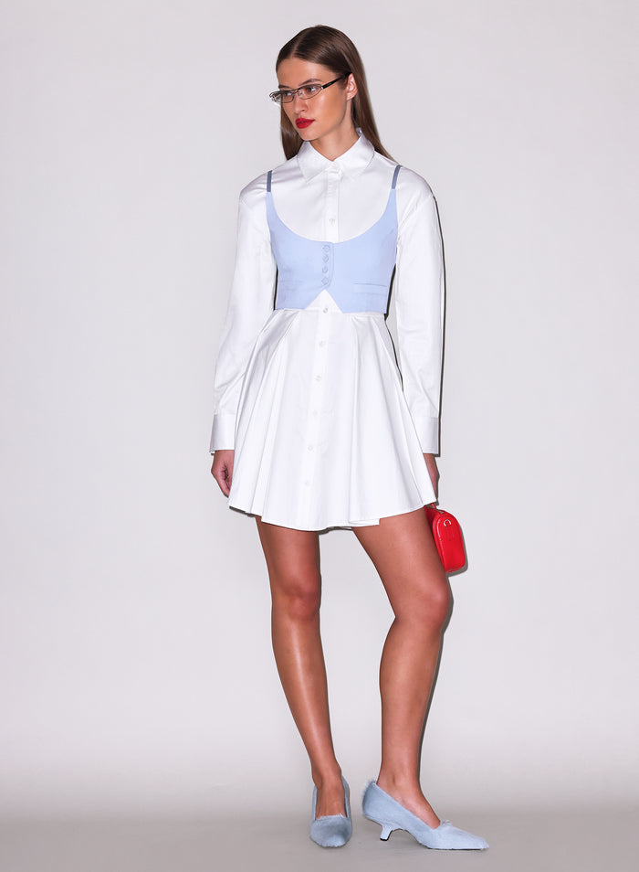 Maxwell Cropped Vest-raindrop
