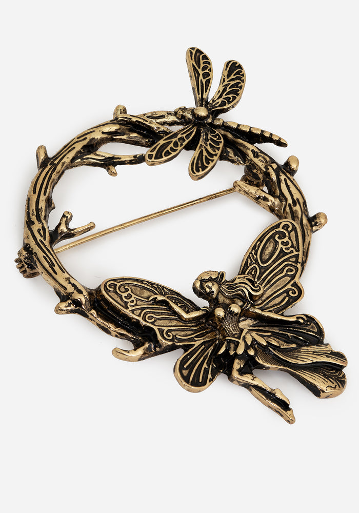 Maypole Fairy Brooch