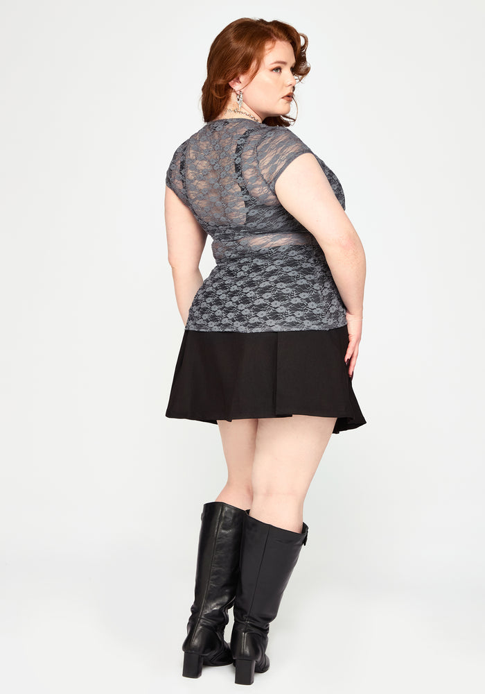 Meghan Lace Cap Sleeve Top