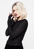 Melica Textured Long Sleeve Top