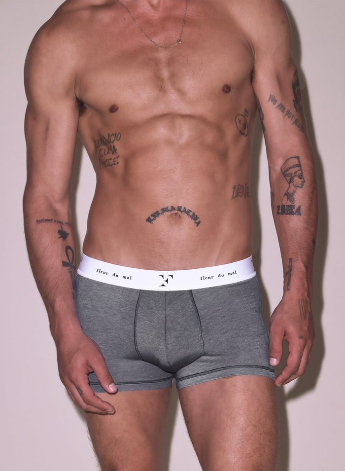 Men's Boxer Brief-grey-Fleur du Mal