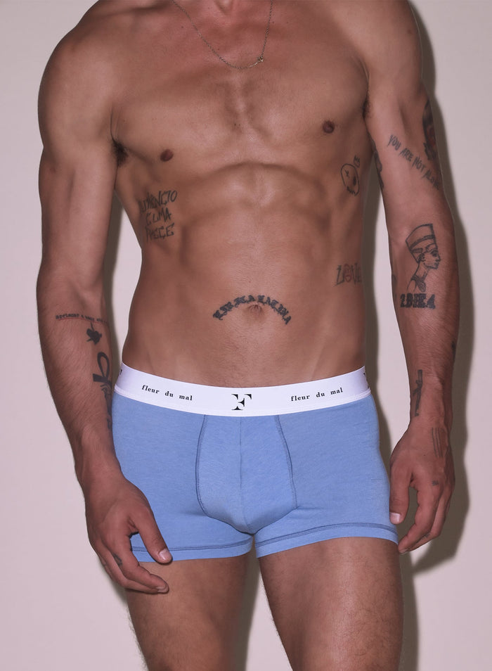 Men's Boxer Brief-blue-Fleur du Mal