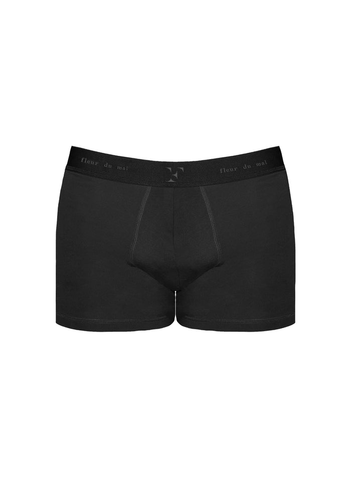 Men's Boxer Brief-black-flat