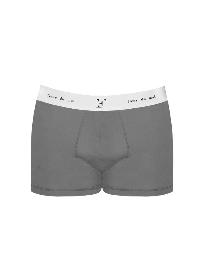 Men's Boxer Brief-grey-flat
