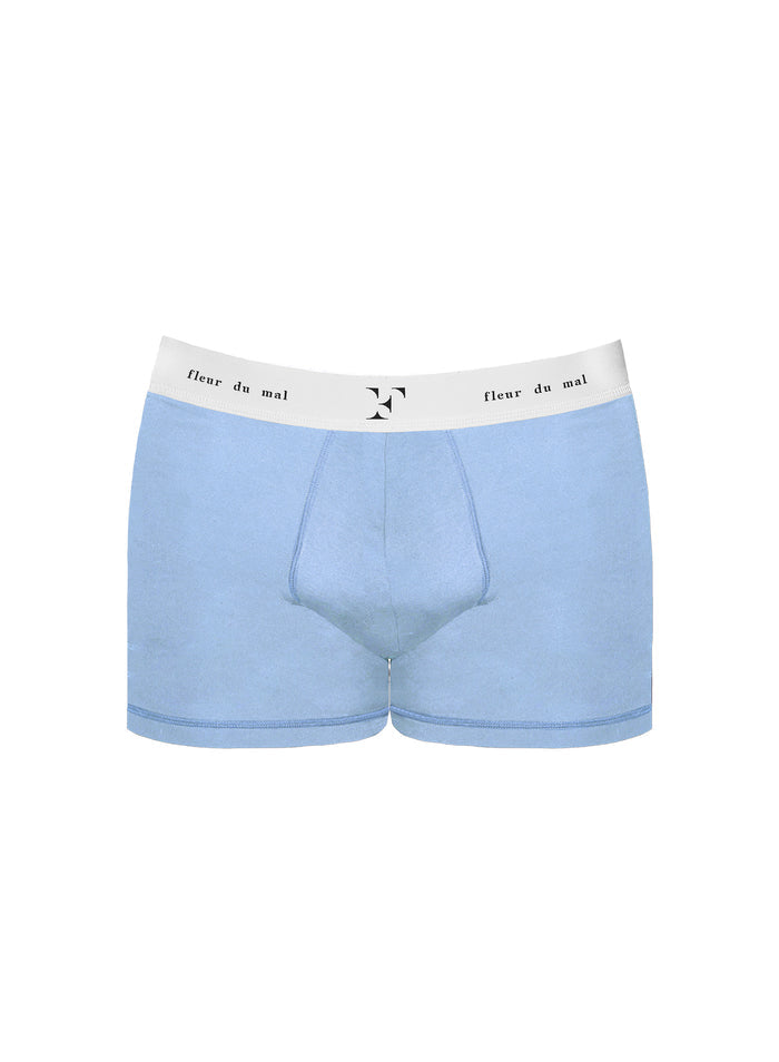 Men's Boxer Brief-blue-flat