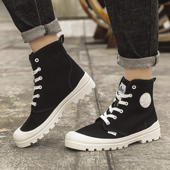 Men's High-Top Wide Shoes,