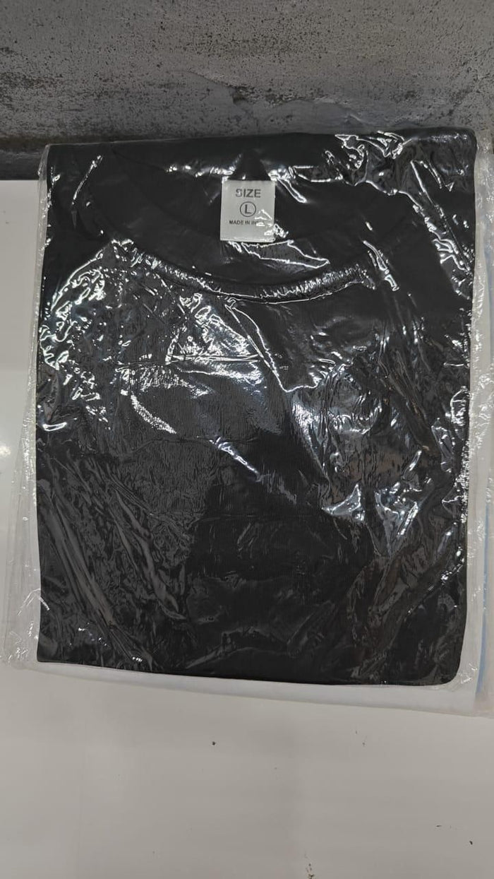 Men's Round Neck Polyester Casual T-shirt (Pack of 4)