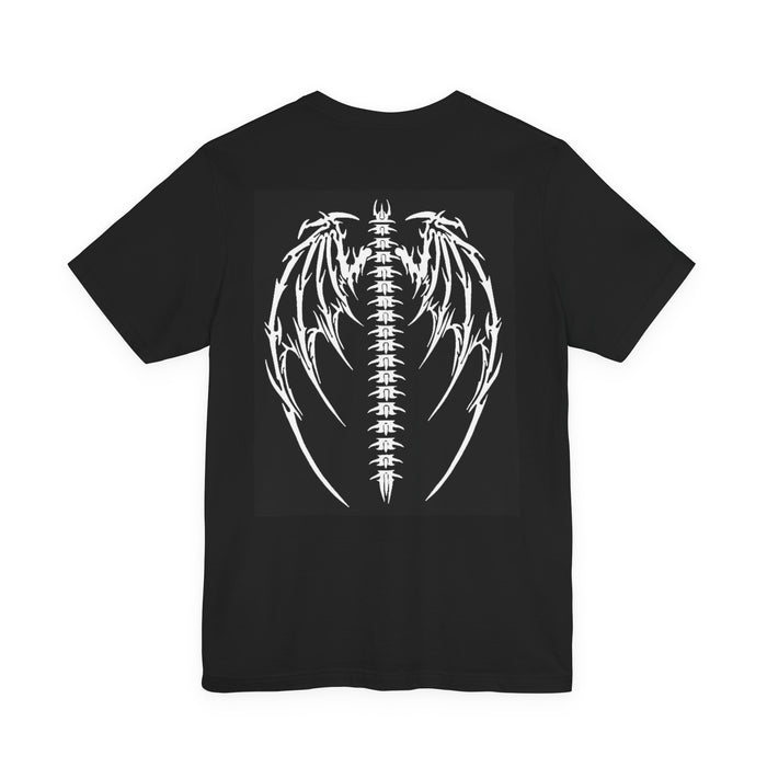 Metal Style Graphic Tee — 'Sweet Home' Tribal Logo
