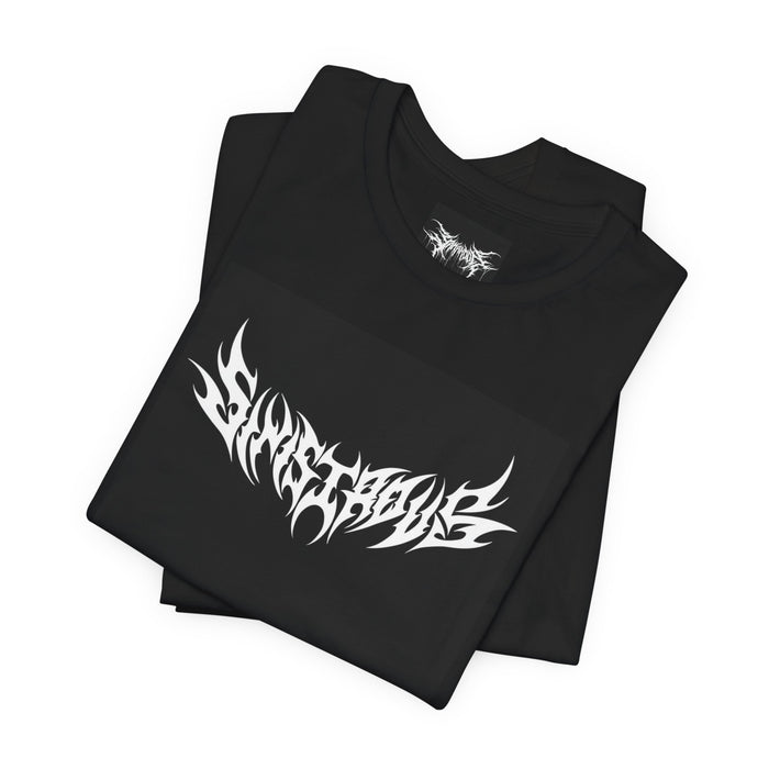 Metal Style Graphic Tee — 'Sweet Home' Tribal Logo