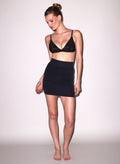 Micro Jersey Slip Skirt-black-Fleur du Mal