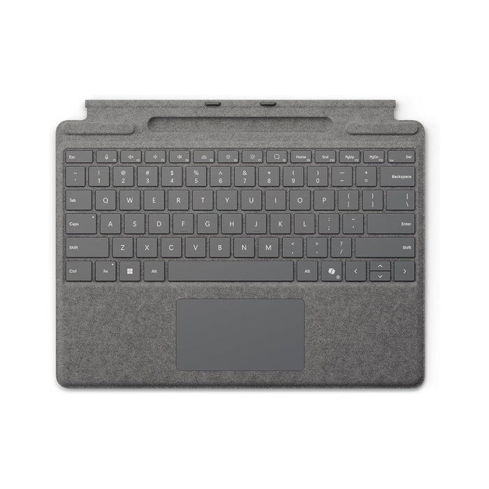 Microsoft Surface Pro Signature 8XA-00251 Keyboard ( With Pen Storage ) - Arabic Layout - Platinum