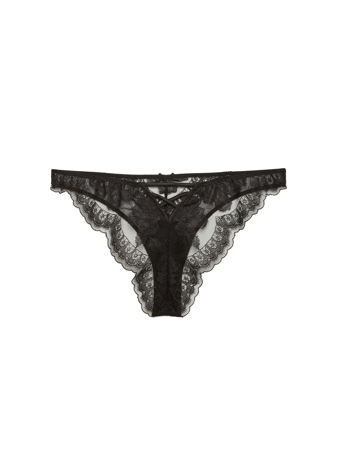 Mila Cheeky-black-flat