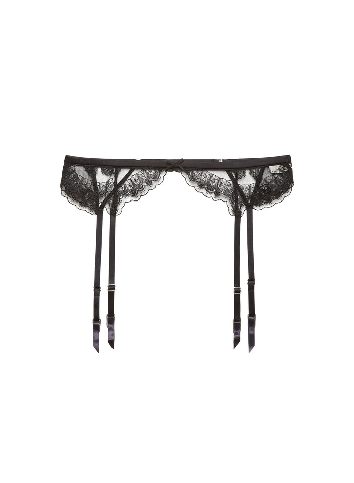 Mila Garter Belt-black-flat