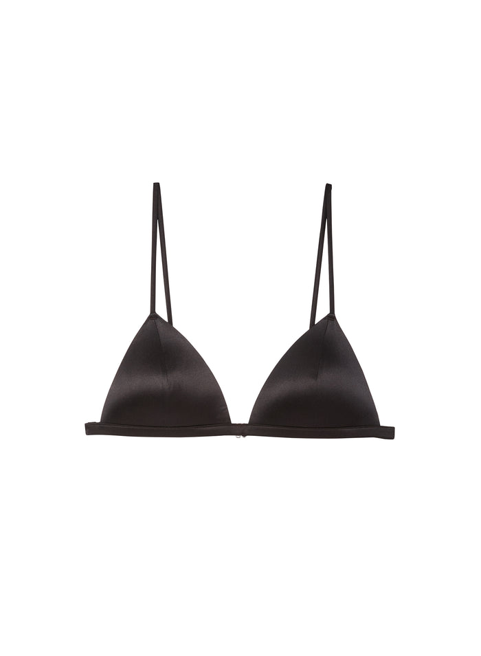 Molded Luxe Triangle Bra-black-flat