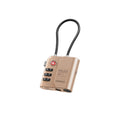 Momax PinLock Find My Locator with TSA Padlock - Desert Titanium
