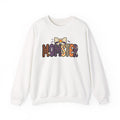 Momster Halloween Sweatshirt | Halloween Mom, Purple Orange Spooky Lettering