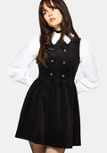 Mournia Cord Button Up Mini Dress
