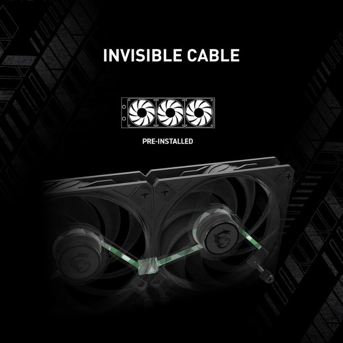 MSI MAG CORELIQUID A15 240 Liquid CPU Cooler - Black