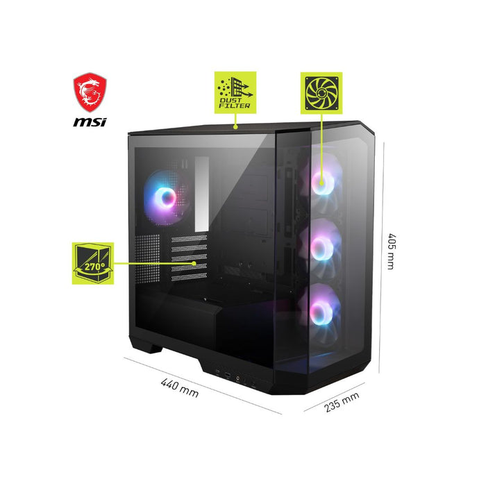 MSI MAG PANO M100R PZ - Black