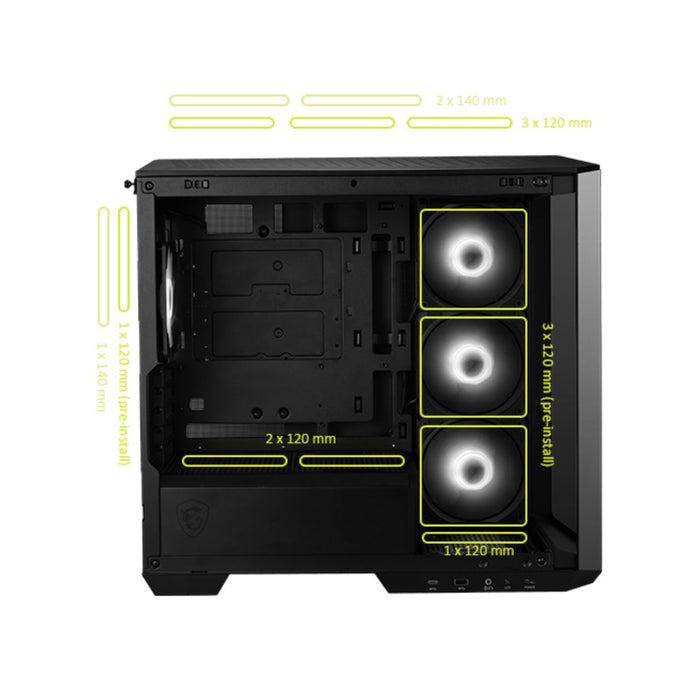 MSI MAG PANO M100R PZ - Black