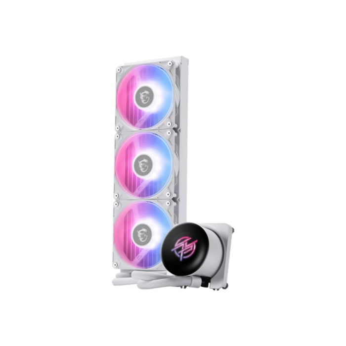 MSI MPG CoreLiquid P13 360 AIO Liquid Cooler with LCD Screen - White