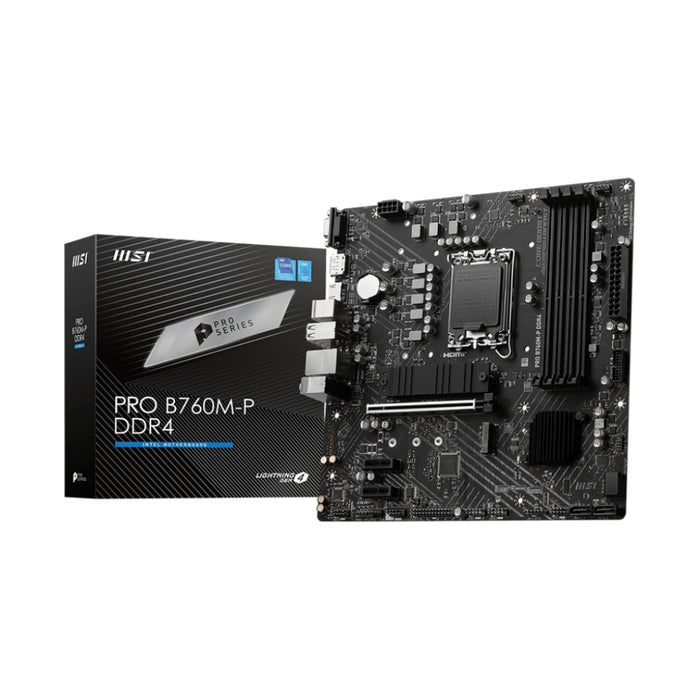 MSI PRO B760M-P DDR4 - شركة القيم العالمية للحاسبات