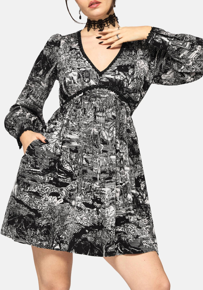 Nara Boudicca Printed Mini Dress