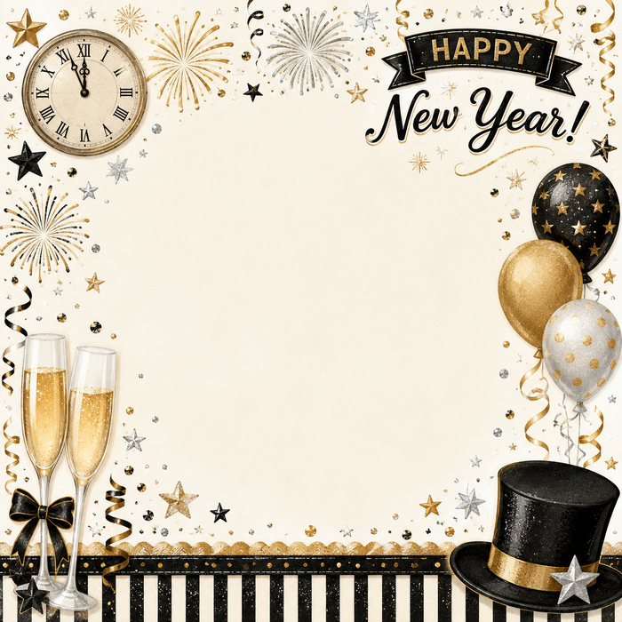 New Years Scrapbook Kit