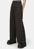 Nightingale Check Wide Trouser