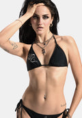 Nirah Embroidered Triangle Bikini Top