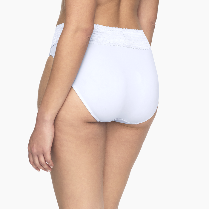 No Pinching, No Problems® Dig-Free Comfort Waist with Lace Microfiber Hi-Cut