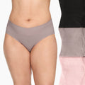 No Pinching No Problems® Dig-Free Mid-Waist 3-Pack Hipster