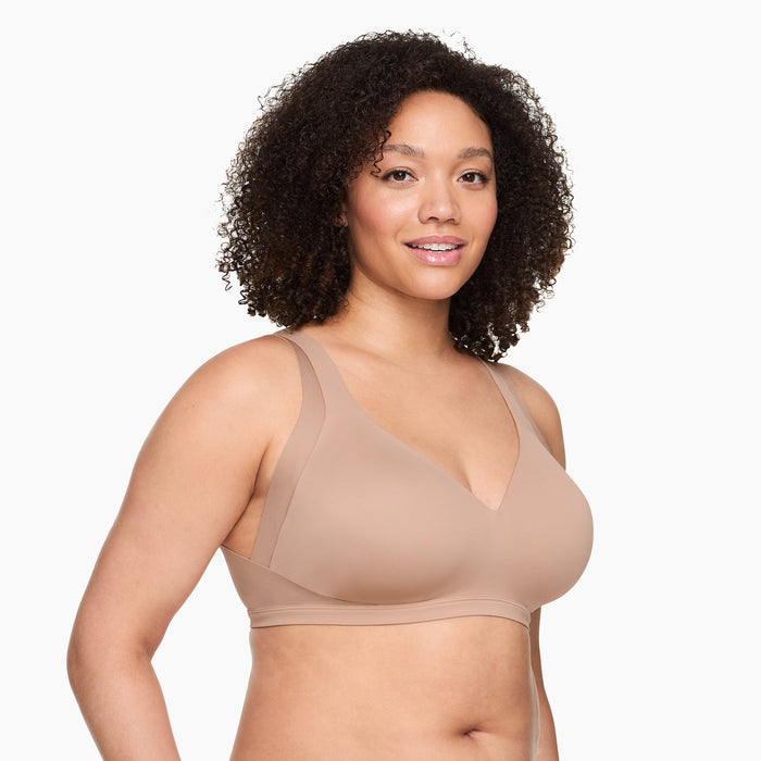 No Side Effects® Underarm and Back-Smoothing Comfort Wireless Lightly Lined T-Shirt Bra