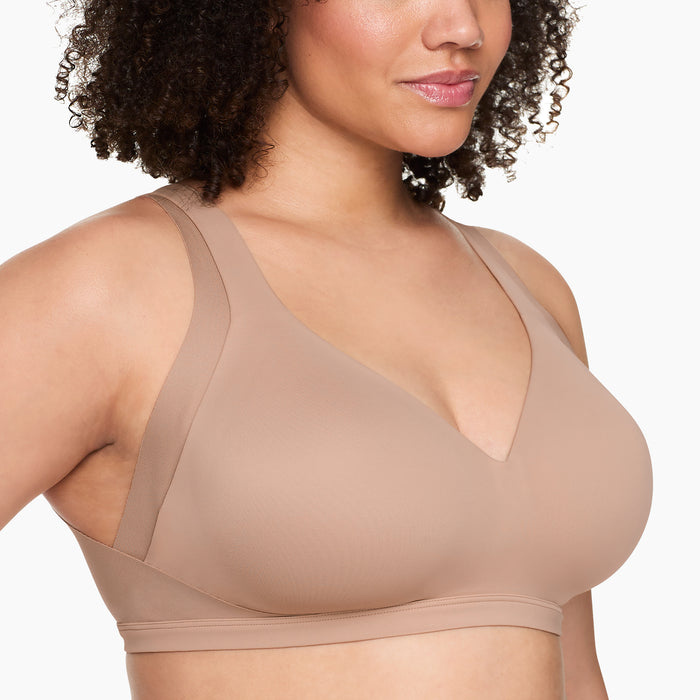 No Side Effects® Underarm and Back-Smoothing Comfort Wireless Lightly Lined T-Shirt Bra