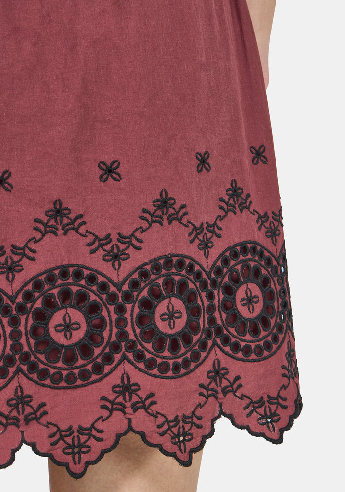 Noirette Broderie Mini Dress