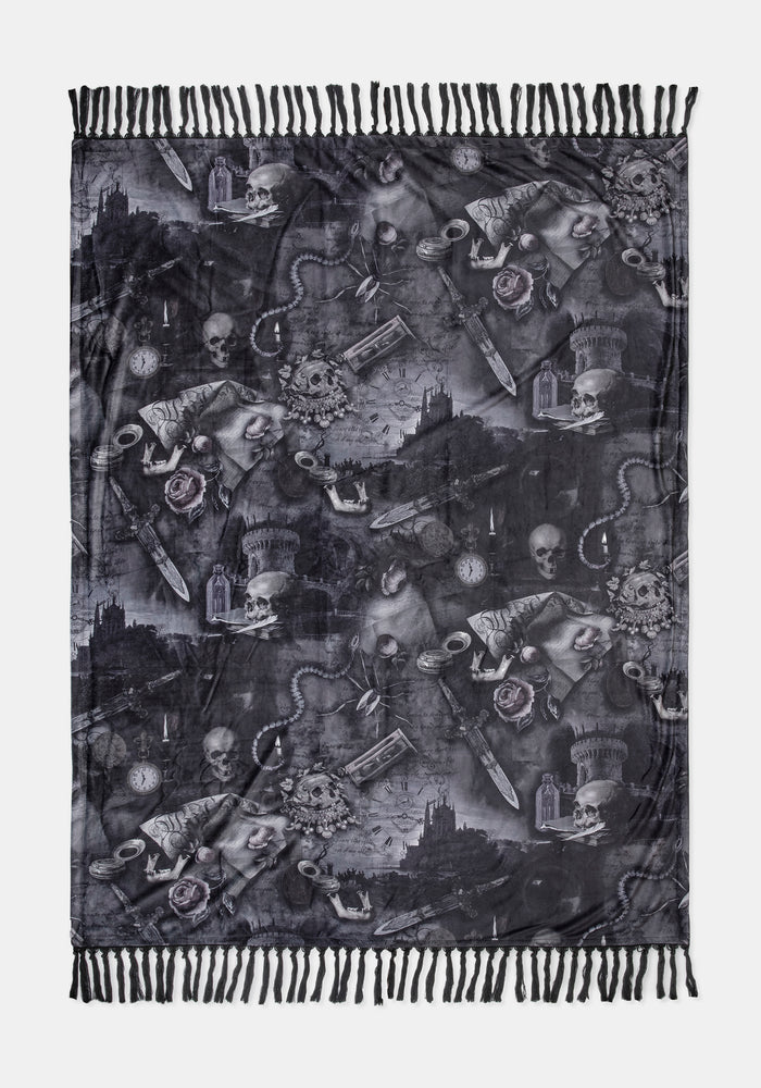 Nox Velvet Tassel Blanket