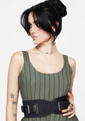 Nyx Faux Suede Leather Waist Belt